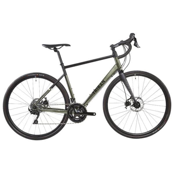 Rennrad Gravelbike Triban RC520 khaki Shimano 105