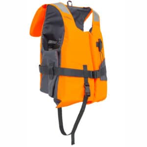 Rettungsweste Schaumstoff LJ 100N Easy Segeln Erwachsene orange/grau