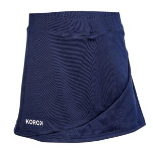 Rock Feldhockey FH500 Mädchen marineblau