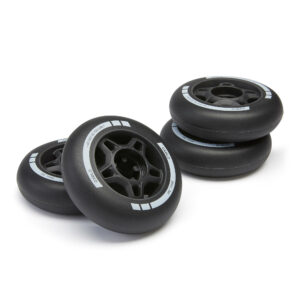 Rollen Fitness Inliner FIT 80 mm 84A 4 Stück schwarz