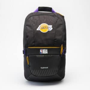 Rucksack 25L Tarmak NBA Lakers schwarz