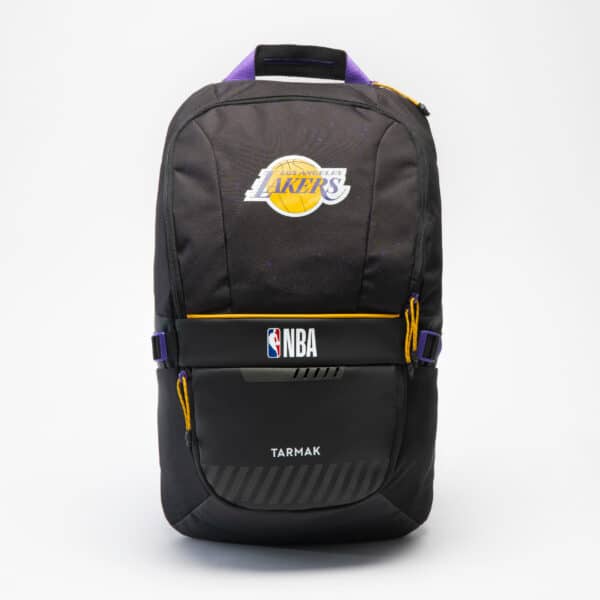 Rucksack 25L Tarmak NBA Lakers schwarz