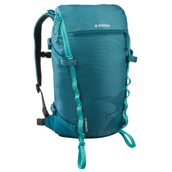 Rucksack Bergsteigen 22 Liter Alpinism 22 grün/blau