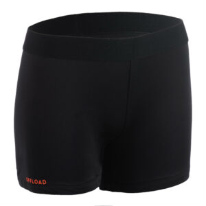 Rugby-Funktionsshorts R500 Damen schwarz