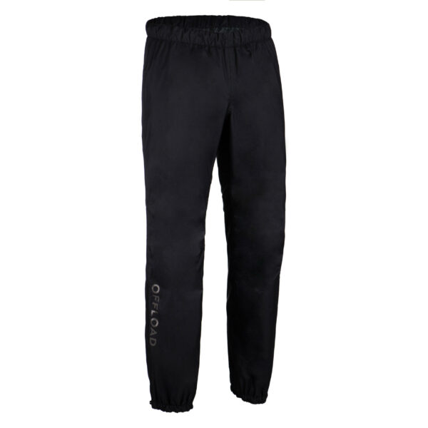 Rugby Regenhose wasserdicht Offload R500 Erwachsene schwarz