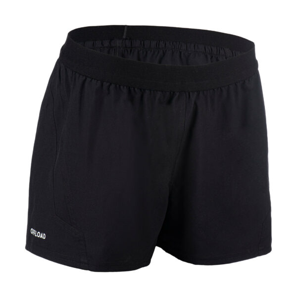 Rugbyshorts R500 Damen schwarz