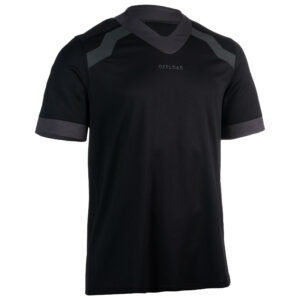 Rugbytrikot Kurzarm R100 Herren schwarz