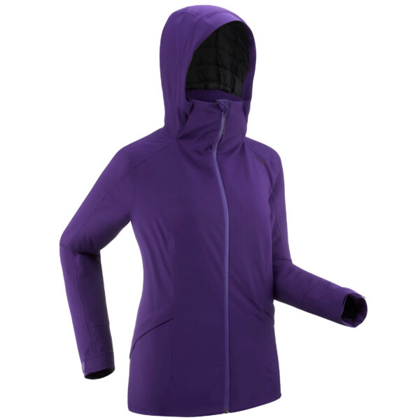 SKIJACKE WARM 500 DAMEN VIOLETT