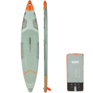 SUP-Board Stand Up Paddle aufblasbar Touring X500 TANDEM 15“-35' grün