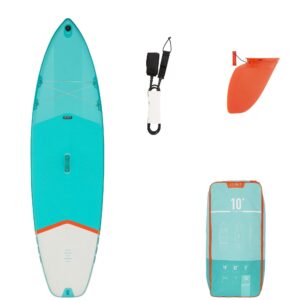 SUP-Board Stand Up Paddle aufblasbar X100 Touring Einsteiger 10' grün