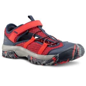 Sandalen Wandern MH150 Kinder Jungen Gr. 28–39 rot