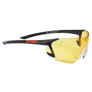 Schießbrille CLAY 100 kratzfeste Gläser Kategorie 1 gelb