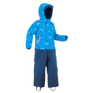 Schneeanzug Skianzug PNF 500 warm wasserdicht Kinder blau