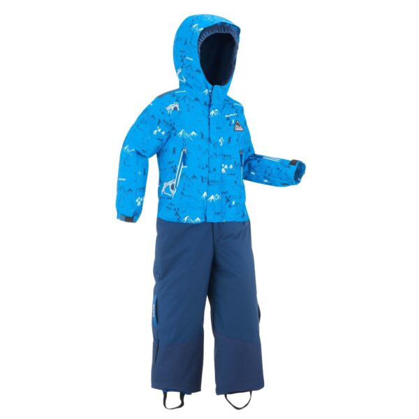 Schneeanzug Skianzug PNF 500 warm wasserdicht Kinder blau