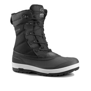 Schneestiefel Winterwandern SH500 X-Warm wasserdicht Schnürung Herren schwarz