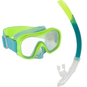 Schnorchel-Set Kinder SNK 520 mit Maske/Schnorchel gelb/grün