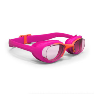 Schwimmbrille XBase Größe S klar rosa/koralle