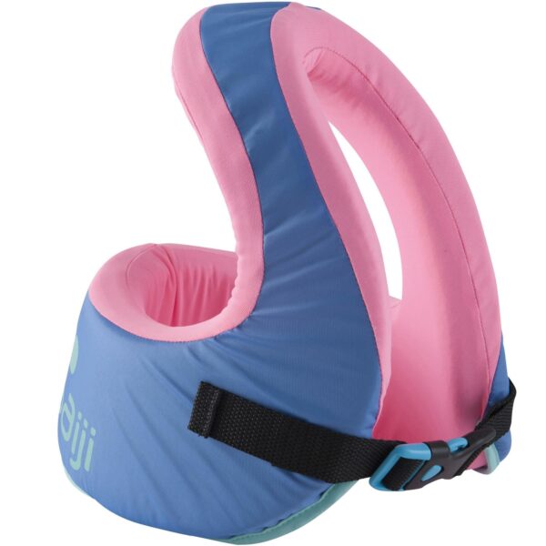 Schwimmlernweste Swimvest+ 15–25 kg blau/rosa