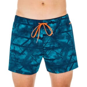 Schwimmshorts kurz 100 Tex Herren blau