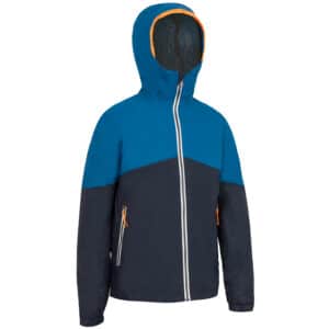 Segeljacke Regenjacke Sailing 100 Kinder blau/marineblau