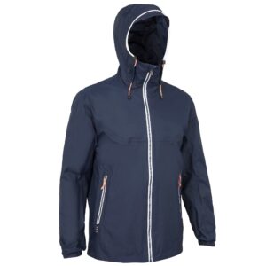 Segeljacke Sailing 100 wasserdicht winddicht Herren marineblau