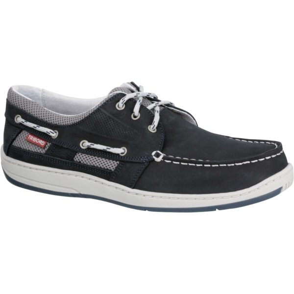 Segelschuhe Leder Clipper Herren blau