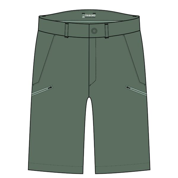 Segelshorts Bermuda Herren 100 khaki
