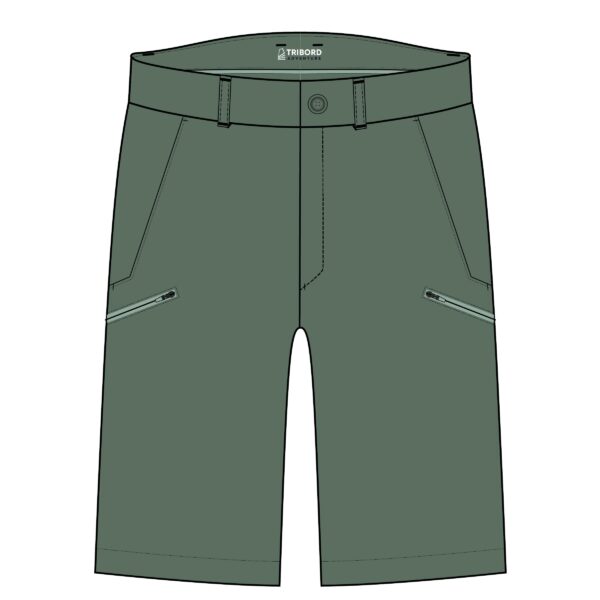 Segelshorts Bermuda Herren 100 khaki