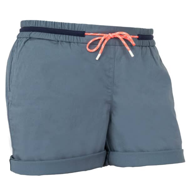 Segelshorts Sailing 100 Damen grau