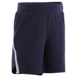 Shorts 500 anpassbar atmungsaktiv Kinder marineblau