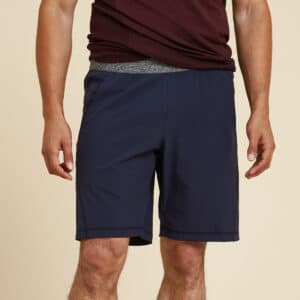 Shorts dynamisches Yoga Herren marineblau