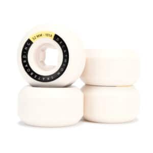 Skateboardrollen 52 mm 101A konisch 4er-Set elfenbein