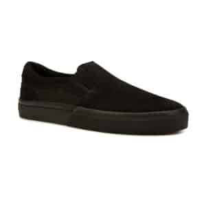 Skateschuh Slip-On Vulca 500 Low ohne Schnürung Damen/Herren schwarz