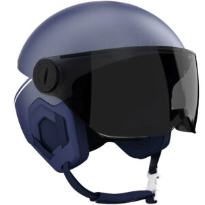 Skihelm H-KD 550 marineblau/rot