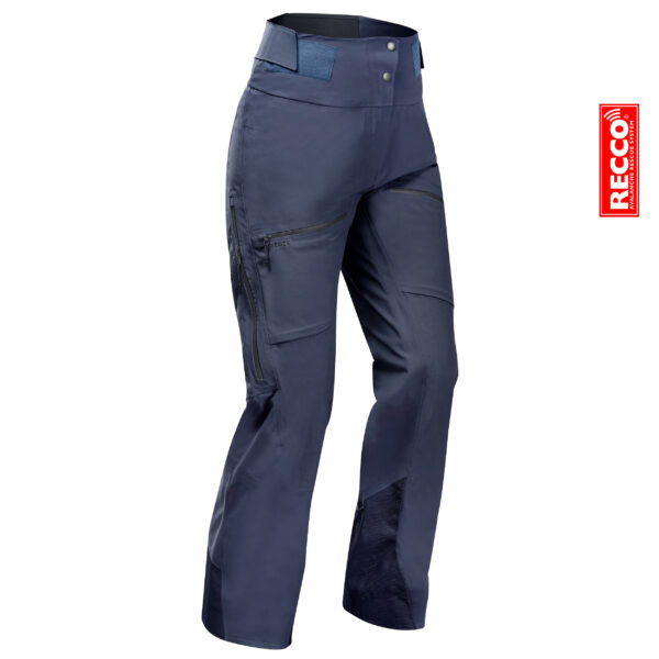 Skihose Freeride FR500 Padding Damen blau