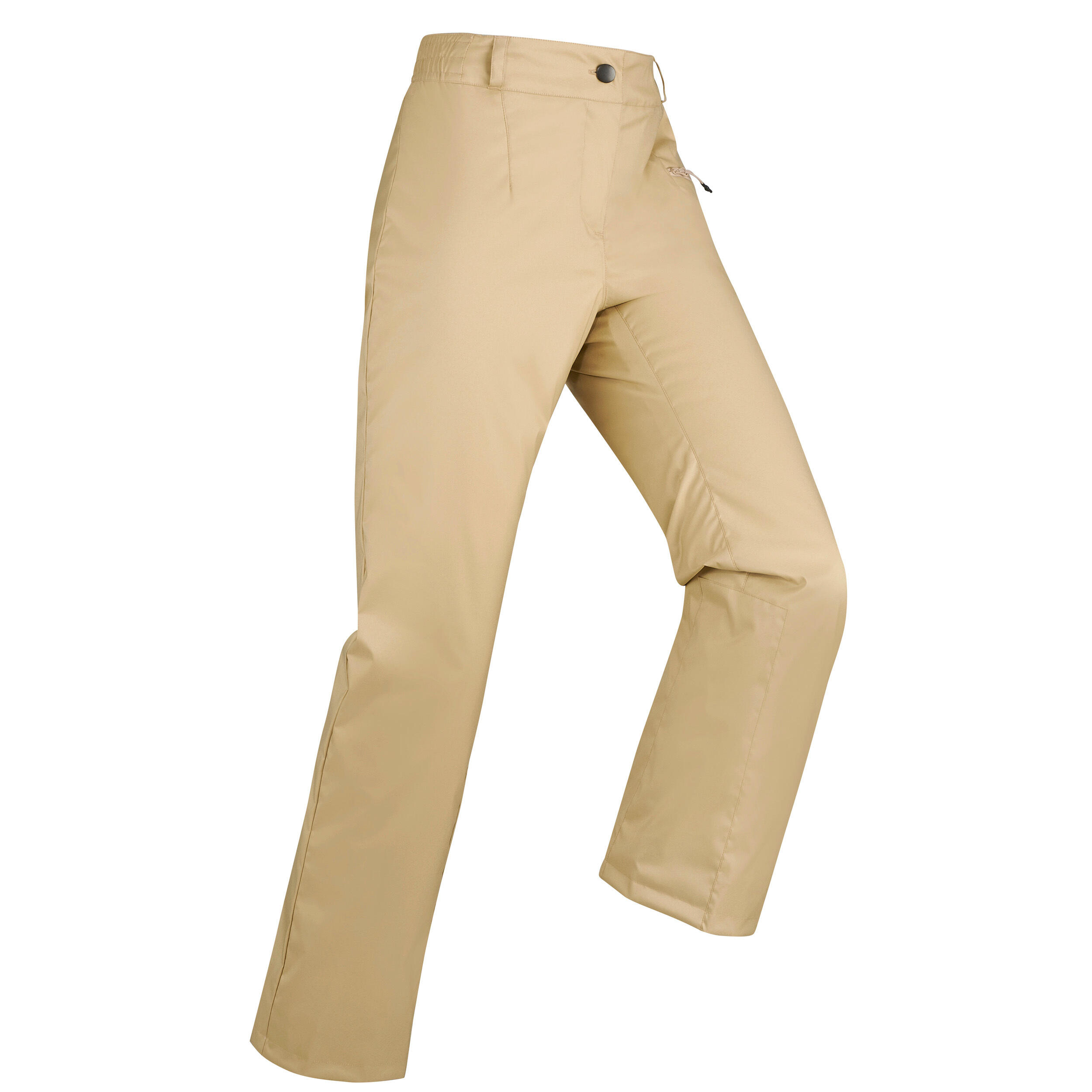 Skihose Piste 100 Damen beige