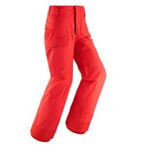 Skihose freeski 500 Kinder rot