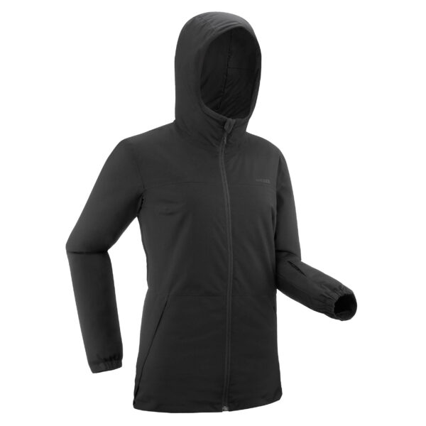 Skijacke 100 Damen schwarz