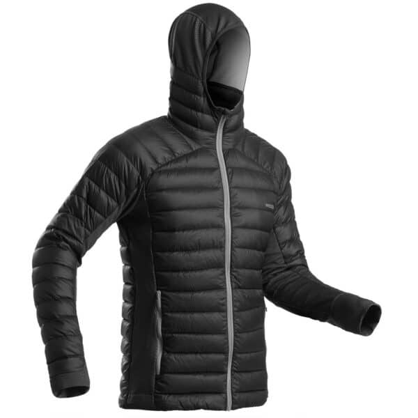 Skijacke Daunenjacke Freeride 900 Herren grau/anthrazit