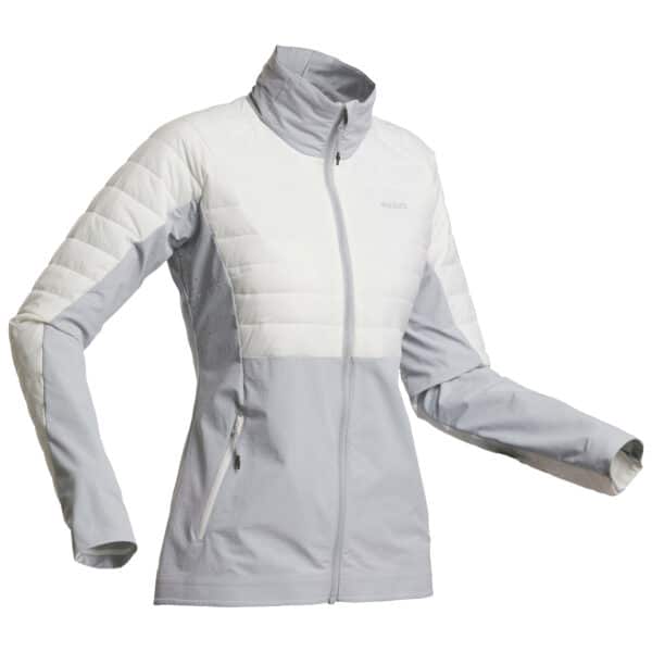 Skijacke Freeride 900 LIGHT Layer 2 Damen weissgrau