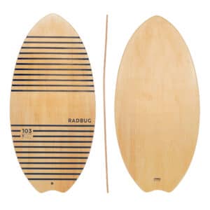 Skimboard 100 Holz Erwachsene