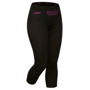 Skiunterwäsche Funktionshose 580 I-Soft Damen schwarz/violett