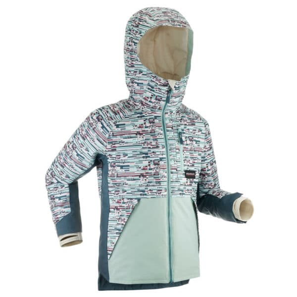 Snowboardjacke Skijacke 500 Kinder blau