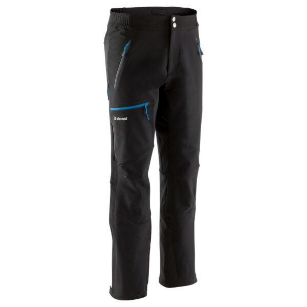 Softshellhose Bergsteigen Alpinism Herren schwarz