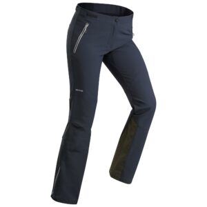 Softshellhose Winterwandern SH900 Warm Wasserabweisend Damen blau