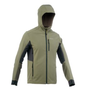 Softshelljacke Bergtrekking MT500 Windwarm winddicht Herren