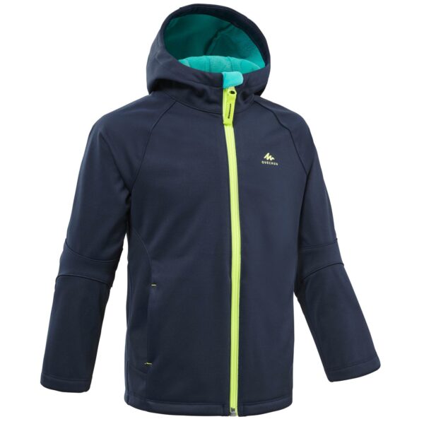 Softshelljacke Bergwandern MH550 Kleinkinder Gr. 92–116 marineblau