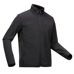 Softshelljacke MT100 Windwarm warm winddicht Herren schwarz