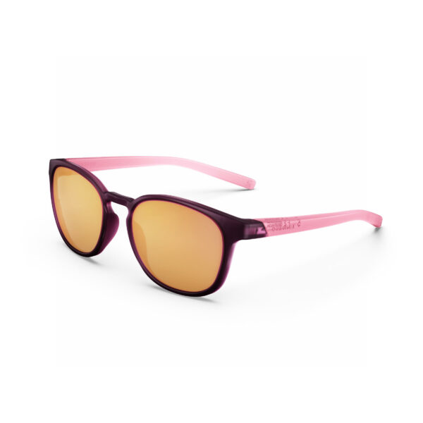 Sonnenbrille Bergwandern MH160 Erwachsene Kategorie 3 bordeaux/pink