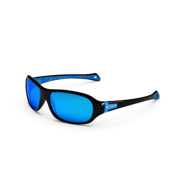 Sonnenbrille MH T500 Wandern polarisierend Kinder 6–10 Jahre Kategorie 4 blau